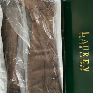 Ralph Lauren Oiled Suede Over-the-Knee Boot